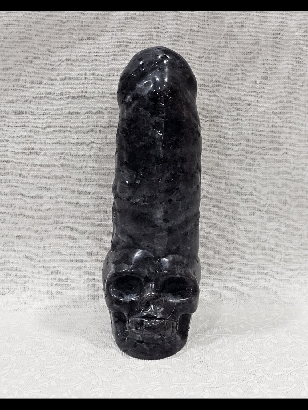 Larvikite Crystal Skull Peen